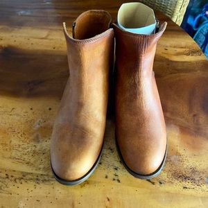 Frye double zip boots